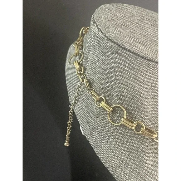 MCM VINTAGE ART DECO BLACK WHITE STRIPED BEAD RETRO TASSEL NECKLACE 36” - Picture 4 of 9